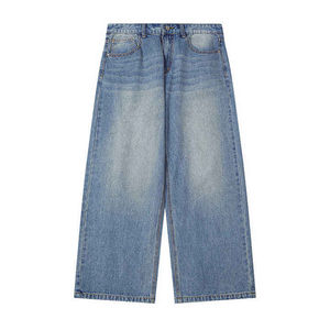 Jean en denim pour homme 2026, coupe droite, taille haute, respirant, qualité supérieure, service OEM, vente en gros, directement de l'usine - Product Image 6