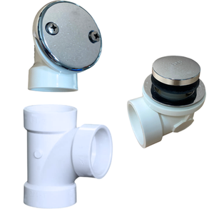 PSP0053 Desagüe de Bañera Paquete de 40 Accesorios de PVC para Fontanería - Product Image 1