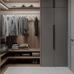 JY personalizado estilo moderno tablero de partículas de madera dura armario estantes ajustables para el hogar, oficina y muebles de dormitorio de Hotel - Product Image 4