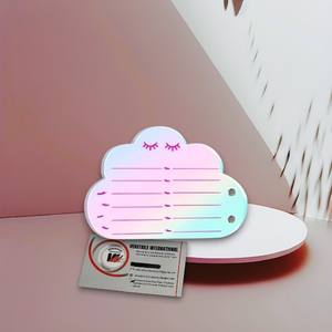 Herramientas Profesionales para Extensiones de Pestañas de Acrílico en la Nube, Placa Magnética Duradera, Ecológica y Reutilizable, en Forma de Corazón, Cuadrada y Ovalada - Product Image 1