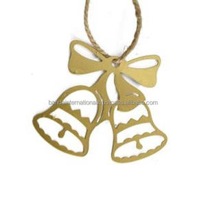 Artículo decorativo colgante de hierro con acabado dorado para decoración del hogar y otras decoraciones navideñas - Product Image 5