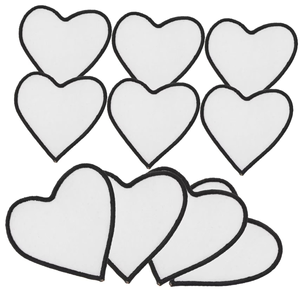 Parches Tejidos Personalizados Más Vendidos 2026, Diseño de Corazón 3D, Accesorio para Sombrero, Lentejuelas, Tela Sublimada, Respaldo de PU con Gancho, Directo de Fábrica - Product Image 4