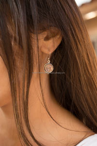 925 <b>Sterling</b> <b>Silver</b> Boho <b>Earrings</b> Handmade Teardrop Rose Quartz <b>Heart</b> Shape Trendy <b>Silver</b> Accessories Perfect Gift for Parties - Product Image 6