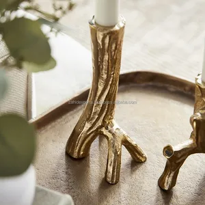 Minimalist Modern Handmade Letterpress Printed Metal <b>Candlestick</b> <b>Holder</b> for Christmas Home Decor Premium Export Supplier - Product Image 2