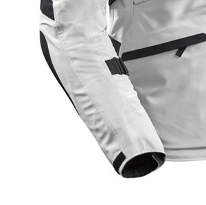 Chaqueta de Motociclismo de Manga Larga para Hombre, Resistente al Viento, para Todas las Estaciones, Diseño Blanco y Gris - Product Image 5