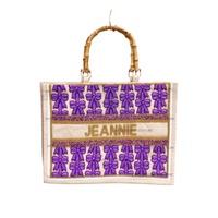Sac fourre-tout perlé de créateur fait à la main Accessoires de mode de luxe élégants avec un look unique Sac à main de luxe fait à la main en gros