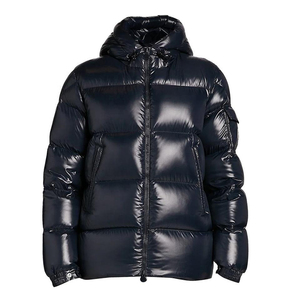 Doudoune matelassée personnalisée de qualité supérieure pour homme – Tendance et élégante, brillante, respirante, séchage rapide, logo frontal, couleur unie - Product Image 1