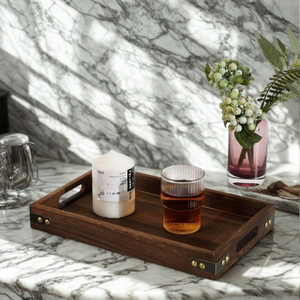 Venta al por Mayor de Bandejas Decorativas de Madera Cuadradas Minimalistas de Alta Calidad, Bandejas de Madera Personalizadas - Product Image 5