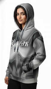 เสื้อฮู้ดดี้โอเวอร์ไซส์สไตล์คนเมือง พิมพ์ลายแบบซับลิเมชั่นเต็มตัว ออกแบบมาเพื่อเสื้อผ้าสตรีทแวร์สุดเทรนดี้ - Product Image 4