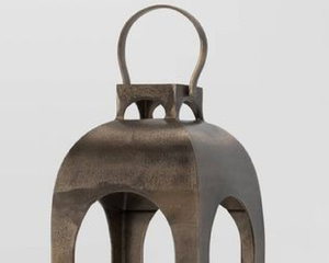 Lámpara de Metal Decorativa para Exteriores con Acabado Bronce, Estilo Moderno, Portavelas, Hecha a Mano y Personalizada, Superventas - Product Image 2