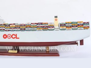 GIA NHIEN CO. LTD Vietnam OOCL GERMANY Handmade Wooden Model Ship Maritime Decoration TK2017P - Product Image 4