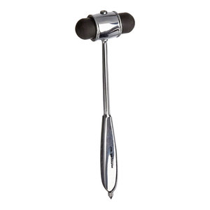 Marteau de percussion manuel Dejerine en acier inoxydable, outil de diagnostic neurologique pour test de réflexe, manche de 8 pouces, certifié CE Classe I - Product Image 1