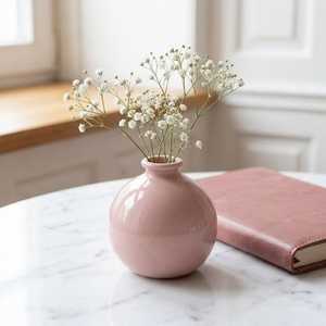 Ensemble de vases de table en céramique faits à la main, finition mate, design minimaliste, largeur de 4 à 8 pouces, hauteur inférieure à 4 pouces - Product Image 2