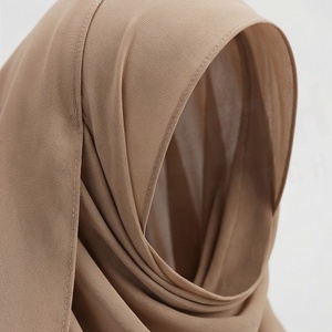 Hiyab de Chifón de Color Sólido para Mujer, Transpirable, para Uso Diario, Pañuelo Étnico de Oriente Medio - Product Image 4