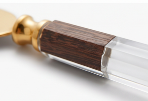 Gold <b>Cheese</b> <b>Knife</b> <b>Set</b> With Crystal And Wood Handles 4-Piece Stainless Steel Durable <b>Cheese</b> Tools For Elegant Dining Use - Product Image 2