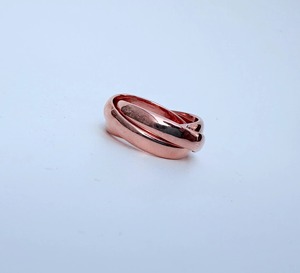 Bague en cuivre de qualité supérieure, fabriquée à la main, de luxe, très demandée, élégante, en cuivre pur pour femmes - Product Image 2