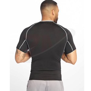 Men Gym Compression Under <b>Base</b> <b>Layer</b> Tops <b>Short</b> <b>Sleeve</b> Quick Dry Sports Custom Mens Gym <b>Short</b> <b>Sleeve</b> Blank Compression Shirts - Product Image 3