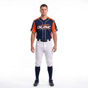Maillot de baseball personnalisé sublimé 100 % polyester double tricot avec panneaux de précision, uniforme d'équipe athlétique pour hommes, logo OEM - Product Image 1