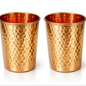 Mug en cuivre personnalisé écologique, design martelé vintage pour Moscow Mule, bière, café, usage domestique, artisanat MS - Product Image 1