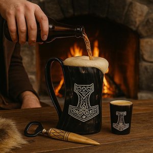 Mug en corne de buffle fait main en gros – Tasse durable et écologique au fini naturel unique pour la restauration et les collections de cadeaux - Product Image 4