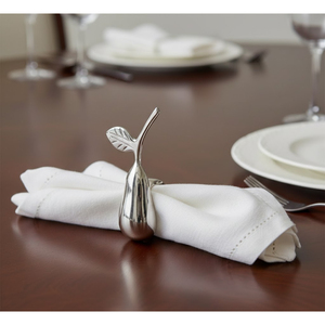 En gros, Anneaux de serviette élégants en fil doré, supports de serviette en maille métallique, boucles de décoration de table de luxe en fil torsadé ajouré - Product Image 2