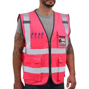 High Visibility Reflective Breathable Quick Dry Durable Safety Coverall Workwear <b>Overalls</b> for <b>Construction</b> Industrial Worker - Product Image 1