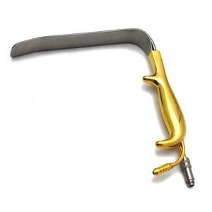 Hot sale Tebbetts Fiber <b>Optic</b> Retractor Insulated With Teeth 18.5 plastic surgery <b>instruments</b> Surgery <b>Instruments</b> - Product Image 3