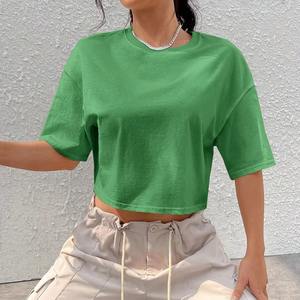 Camiseta de algodón para uso diario para mujer, camiseta gráfica de inspiración urbana para mujer, camiseta básica de algodón para verano para mujer - Product Image 2