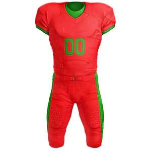 Uniforme de football américain personnalisé en polyester à manches courtes pour équipe adulte, avec logo sur mesure, idéal pour l'entraînement et les clubs, vente en gros - Product Image 3