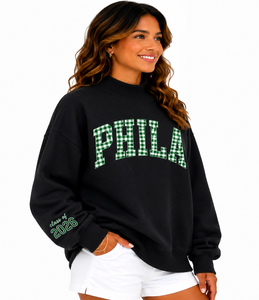 Sweat-shirt à col roulé surdimensionné pour femme, vente en gros, 100% coton molletonné, hiver, manches longues, pull - Product Image 3