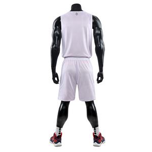 Nuevo lanzamiento Sublimación Impreso Rojo Blanco Baloncesto Uniforme Conjunto Barato Loungewear Chándales con Jersey Reversible - Product Image 4