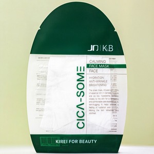 [SunCloud] Masque Coréen pour le Visage à l'Extrait de Cica, en Tissu de Coton, Essence Liquide Légère JD X KIREI pour BEAUTY CICA-SOME - Product Image 1