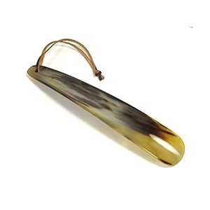 Chausse-pied en corne de buffle moderne, écologique et de haute qualité, fait main, à long manche, avec prise ergonomique, pour un usage facile, objet de collection parfait - Product Image 2