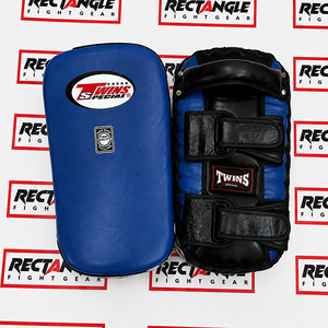 Best Seller Genuine Leather Twins Boxing Training Kick <b>Pads</b> Kick Boxing Strike Curved Arm <b>Pad</b> MMA <b>Focus</b> Muay Thai Punch Shield - Product Image 1