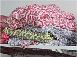 Tissu imprimé numérique floral 100% coton de qualité supérieure pour le meilleur prix de gros, tissus multi-usages - Product Image 6