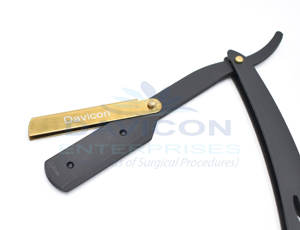 Rasoir de Barbier Professionnel en Acier Inoxydable de Haute Qualité, Étanche et Écologique, pour Salon et Usage Domestique, Alimentation Manuelle - Product Image 2