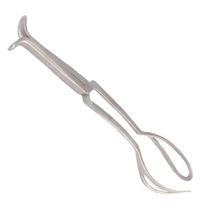 Pinzas Obstétricas Piper 440mm 64-351-440 de Acero Inoxidable Quirúrgico, Instrumento de Parto Manual Reutilizable de Precisión Hermann - Product Image 2