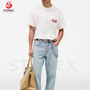 Camiseta con Estampado Gráfico Personalizado, Estilo Casual para Hombre, Cuello Redondo, Manga Corta, Tejido de Punto de 180g, Estampado Digital - Product Image 2