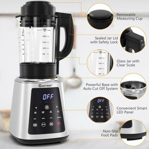 8-in-1 Professional Countertop Smoothie and Soup Blender with <b>Timer</b> for All Your <b>Kitchen</b> Needs - Product Image 4