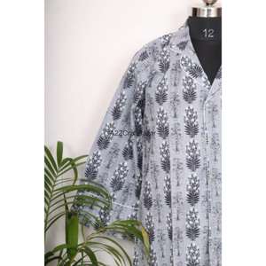 เดรสผู้หญิงลายดอกไม้พิมพ์ลายดิจิทัล คอวี แขนสามส่วน ผ้าฝ้าย 100% เป็นมิตรกับสิ่งแวดล้อม ทรงเข้ารูป ความยาวปานกลาง เหมาะสำหรับงานกลางคืน งานทางการ หรือใส่ไปเที่ยวคลับ - Product Image 4