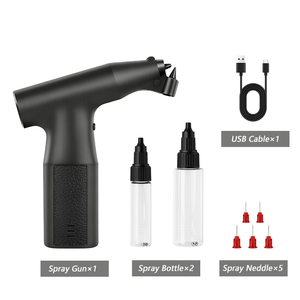 Pistolet de pulvérisation électrique portable à alimentation par gravité en ABS, pulvérisateur de peinture portatif à batterie pour bricolage, réparation domestique, décoration, travaux artistiques, USB 0,3 mm - Product Image 3
