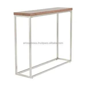 Decorative Top Wood Console Table Console Table Metal & Marble New Design Modern Side Table Home Decorative