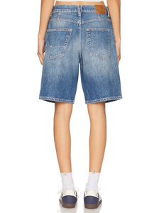 กางเกงยีนส์ขาสั้นผู้หญิง OEM ODM แบบสั่งทำทรงหลวม ขากว้าง ผ้าฝ้าย สไตล์ลำลองฤดูร้อน ย้อนยุค เอวสูง กางเกงครึ่งตัว ขายส่ง - Product Image 2