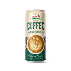 Hot Selling 250ml Canned NAWON Latte <b>Coffee</b> <b>Drink</b> Wholesale Price Vietnamese Beverage Manufacturer Customizable <b>Coffee</b> Packaging - Product Image 4