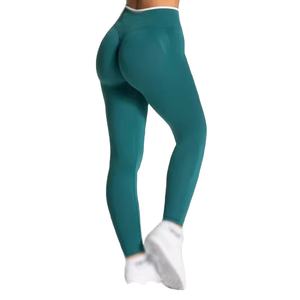 Women's High Waist Seamless Scrunch Leggings for Yoga Running Gym <b>Exercise</b>-Hip Lifting Fitness Pants - Product Image 1