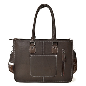 Western Cowhide Leather Tote Bag for Women Genuine Hair On Hide Handbag with Adjustable <b>Shoulder</b> <b>Strap</b> - Product Image 2