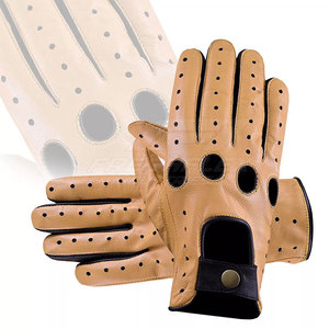 Guantes de Seguridad de Cuero de Alta Calidad para Invierno, de Color Sólido, Unisex, para Conducir, con Protección Completa para los Dedos, Disponibles en Todos los Tamaños - Product Image 2