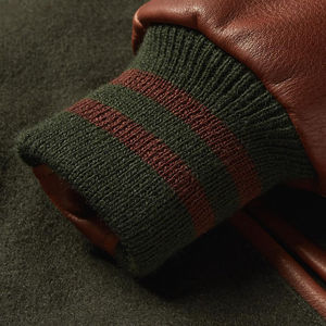 Blouson Bomber Varsity Streetwear Hiver pour Homme – Logo Personnalisé, Coupe-Vent, Polaire, Broderie Chenille, Coupe Ample – Vestes Homme - Product Image 2