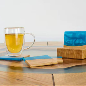 Luxury Wooden Epoxy Coaster - Product Image 1