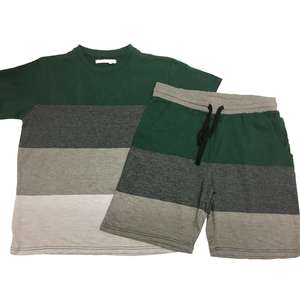 <b>Men's</b> Casual Summer Outerwear Sets Quick Dry Breathable Woven Printed <b>T</b>-<b>Shirts</b> Shorts with Embroidered Terry Fleece Features - Product Image 4